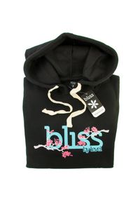 Bluza damska Level Hoodie Bliss. Kolor: czarny. Materiał: bawełna, poliester