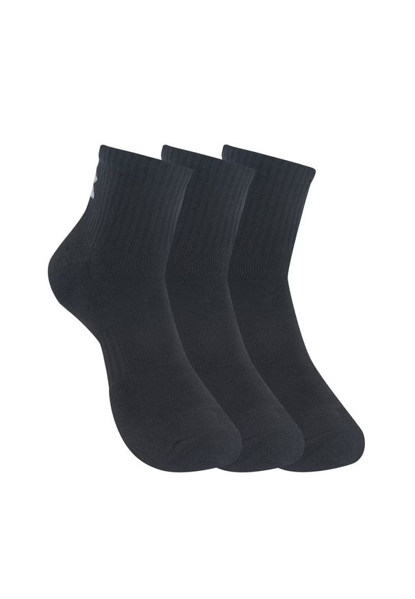 Under Armour UNISEX UA TC 3PK QTR Skarpety uniseks. Kolor: czarny. Materiał: materiał