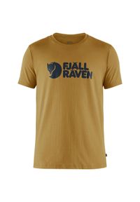 Fjällräven - Koszulka szybkoschnąca męska Fjallraven Logo T-shirt. Kolor: żółty #1