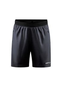 Spodnie treningowe damskie Craft Evolve Zip Pocket. Kolor: wielokolorowy, niebieski, szary. Materiał: materiał, syntetyk. Długość: krótkie. Sport: fitness #1