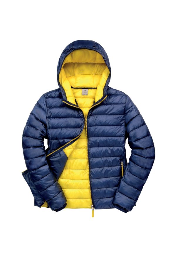 RESULT - Kurtka puchowa męska Result Snowbird. Kolor: żółty, niebieski, wielokolorowy. Materiał: puch. Styl: elegancki