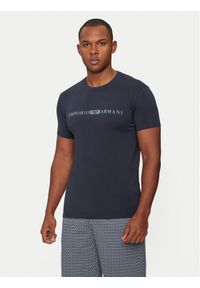 Emporio Armani Underwear T-Shirt 111971 4F525 00135 Granatowy Regular Fit. Kolor: niebieski. Materiał: bawełna