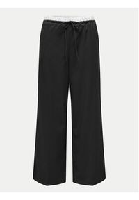 only - ONLY Spodnie materiałowe Tille 15338509 Czarny Straight Fit. Kolor: czarny. Materiał: wiskoza #5
