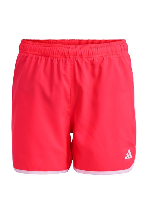 Adidas - Szorty Do Pływania Water Reactive Graphic Kids. Kolor: czerwony, wielokolorowy, biały. Wzór: nadruk