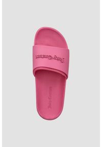 Juicy Couture - JUICY COUTURE Różowe klapki damskie Embossed Slider, Rozmiar 40. Okazja: na co dzień. Kolor: różowy. Sezon: lato. Styl: casual #6