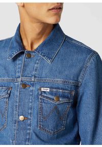 Wrangler - WRANGLER REGULAR JACKET MĘSKA KURTKA JEANSOWA BORA BLUE W443Q318F. Materiał: jeans #6