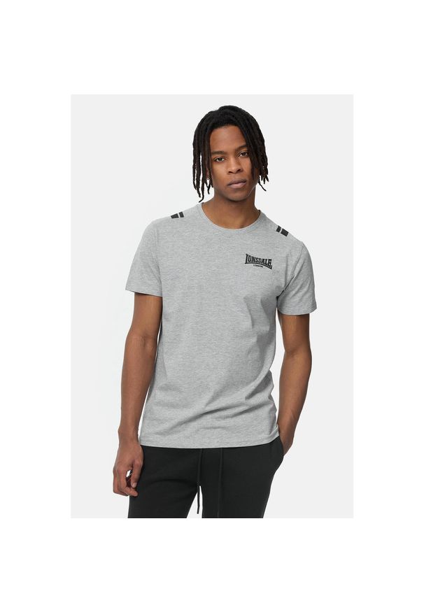 Koszulka Lonsdale Culrain. Kolor: wielokolorowy, szary, czarny