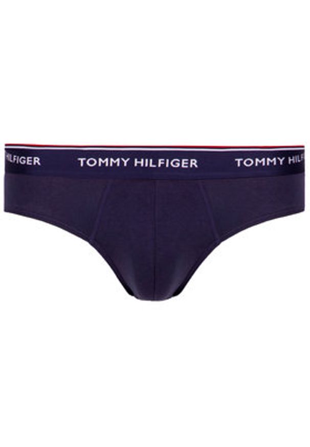 TOMMY HILFIGER - Tommy Hilfiger Komplet 3 par slipów 3p Brief 1U87903766 Granatowy. Kolor: niebieski. Materiał: bawełna