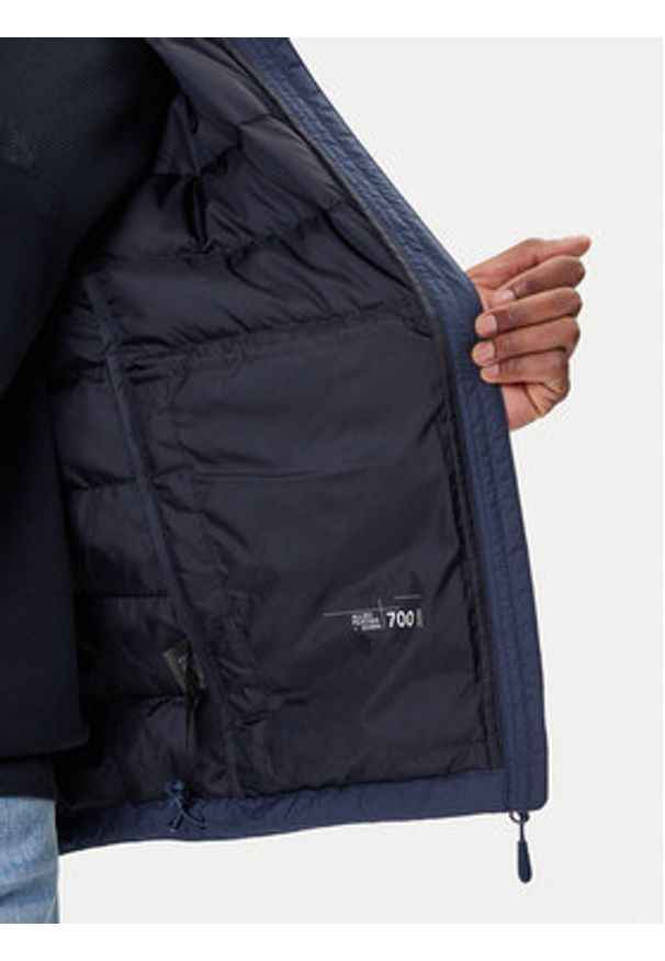 Jack Wolfskin Kurtka puchowa Ather Down 1207671 Granatowy Regular Fit. Kolor: niebieski. Materiał: syntetyk