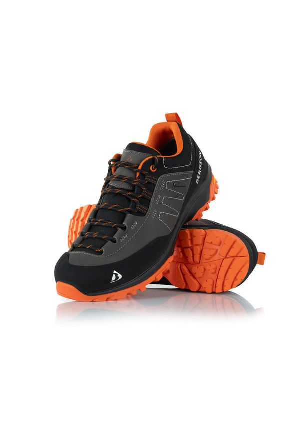 Bergson - Buty trekkingowe męskie KIBO LOW 1 STX. Kolor: niebieski, szary, wielokolorowy. Sport: turystyka piesza, wspinaczka