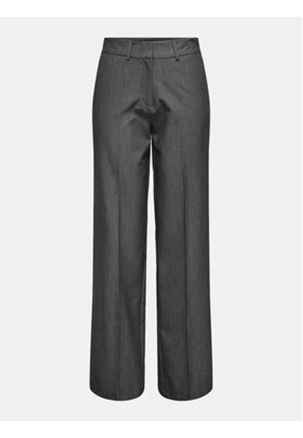 only - ONLY Spodnie materiałowe Kayle 15324532 Szary Straight Fit. Kolor: szary. Materiał: syntetyk