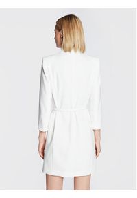 Elisabetta Franchi Sukienka koktajlowa AB-167-27E2-V550 Biały Regular Fit. Kolor: biały. Materiał: syntetyk. Styl: wizytowy #5