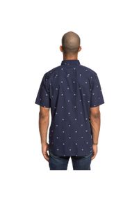 Koszula DC Shoes Up Pill Short Sleeve Shirt, Mężczyźni. Kolor: niebieski. Materiał: materiał, bawełna