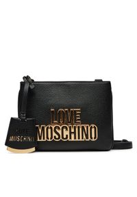 Love Moschino - LOVE MOSCHINO Torebka JC4336PP0LKO0000 Czarny. Kolor: czarny. Materiał: skórzane