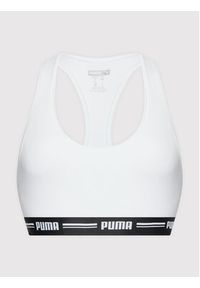 Puma Biustonosz top Racer Back 907862 Biały. Kolor: biały. Materiał: bawełna