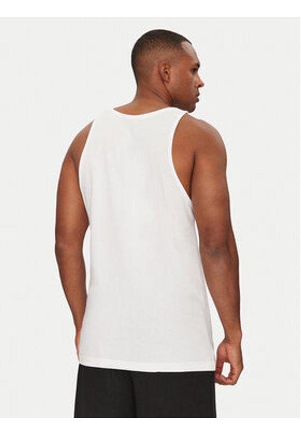 Jack & Jones - Jack&Jones Tank top Varenna 12275464 Biały Regular Fit. Kolor: biały. Materiał: bawełna