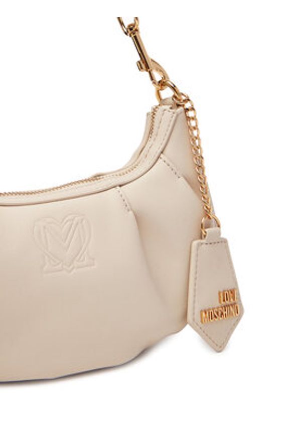 Love Moschino - LOVE MOSCHINO Torebka JC4293PP1NL1511A Écru. Kolor: kremowy. Materiał: skórzane