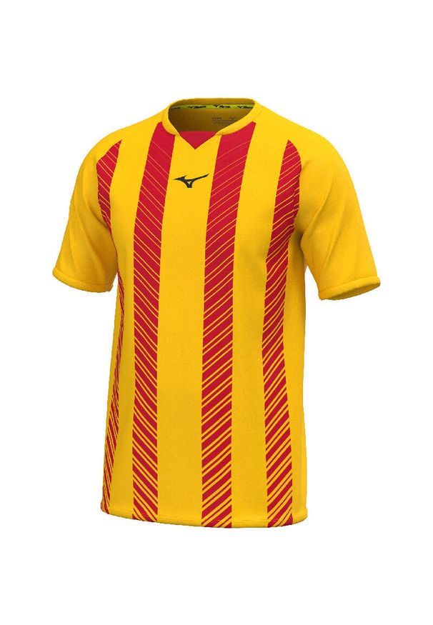 Koszulka Mizuno Team Shimizu Game. Kolor: czerwony, wielokolorowy, żółty. Sport: piłka nożna