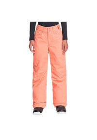 Spodnie narciarskie dla dzieci Roxy Backyard. Kolor: pomarańczowy. Sport: narciarstwo #1