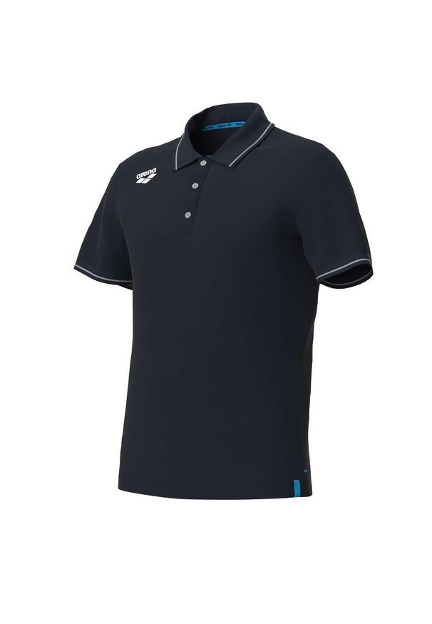 Koszulka polo Arena Team Polo shirt Solid Cotton. Typ kołnierza: polo. Kolor: niebieski. Materiał: bawełna