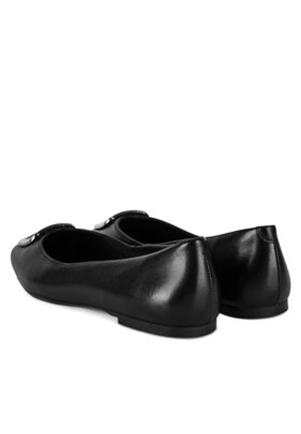 Sergio Bardi Baleriny RST-E1065-04SB Czarny. Kolor: czarny. Materiał: skóra