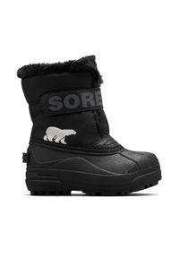 sorel - Śniegowce juniorskie Sorel Snow Commander. Kolor: brązowy, zielony, wielokolorowy. Sezon: zima. Styl: sportowy