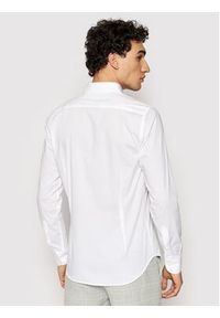 La Martina Koszula CCMC02 PP003 Biały Slim Fit. Kolor: biały. Materiał: bawełna