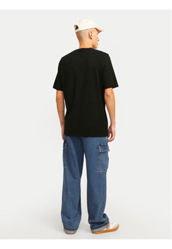 Jack & Jones - Jack&Jones T-Shirt Eight Skull 12264841 Czarny Standard Fit. Kolor: czarny. Materiał: bawełna