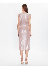 Rinascimento Sukienka koktajlowa CFC0113001003 Beżowy Slim Fit. Kolor: beżowy. Materiał: syntetyk. Styl: wizytowy #5