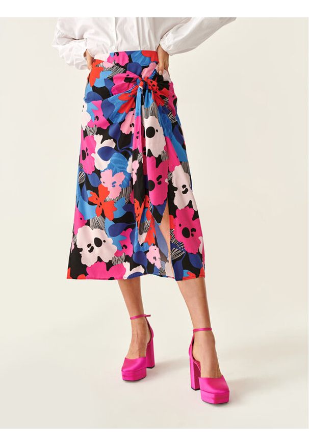 Tatuum Spódnica midi Fanna T2330.172 Kolorowy Classic Fit. Materiał: wiskoza. Wzór: kolorowy
