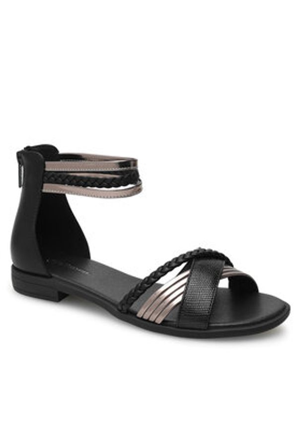 Clara Barson Sandały WS6112-05 Czarny. Kolor: czarny. Materiał: syntetyk