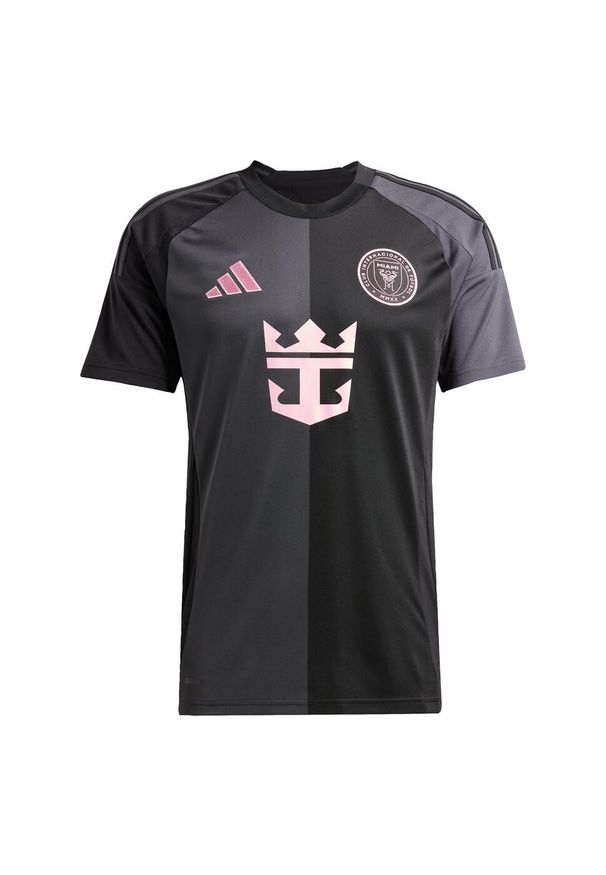 Adidas - Koszulka Inter Miami CF 25/26 Away. Kolor: czarny. Materiał: materiał