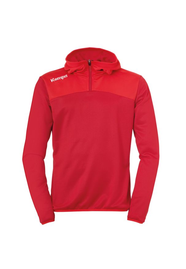 KEMPA - Bluza emotion 2.0 Kempa Quarter Zip. Kolor: czerwony. Sport: piłka ręczna