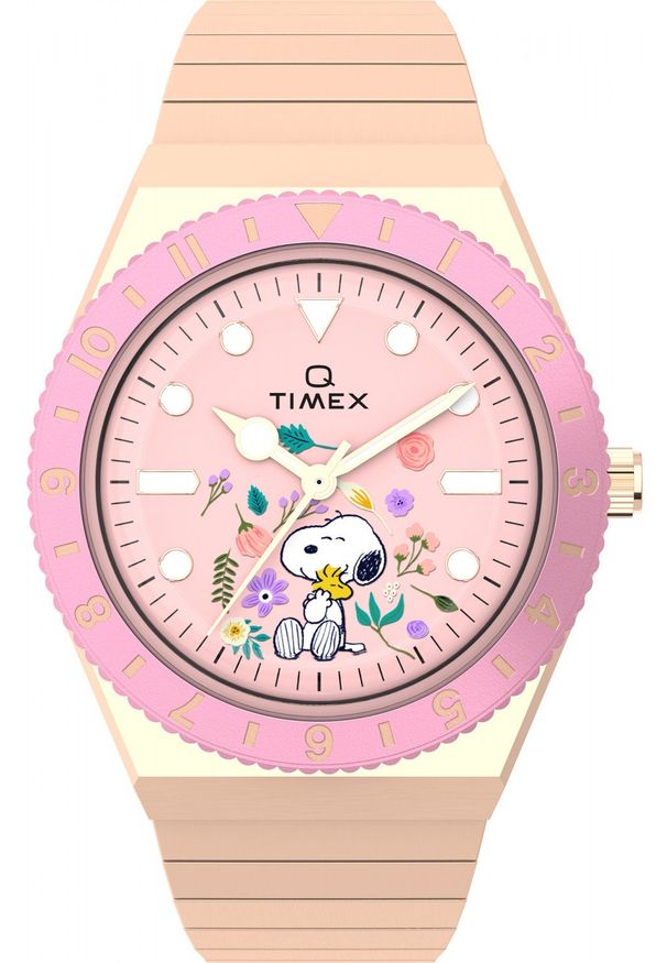 Zegarek damski Timex TW2W83800 różowe złoto. Kolor: złoty, wielokolorowy, różowy
