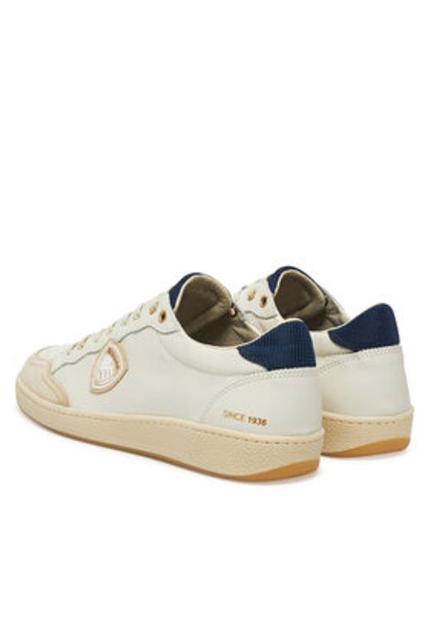 Blauer Sneakersy S5MURRAY12 Écru. Materiał: skóra