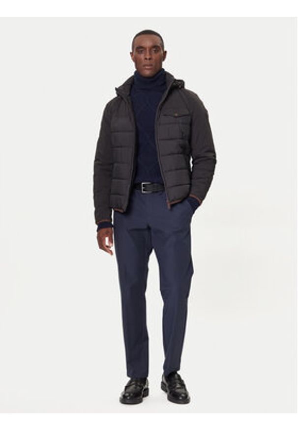 Bugatti Kurtka przejściowa 87 311 381 031 Czarny Regular Fit. Kolor: czarny. Materiał: syntetyk