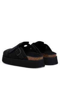 D.Franklin Klapki DFSH414005 Czarny. Kolor: czarny. Materiał: skóra, zamsz #4