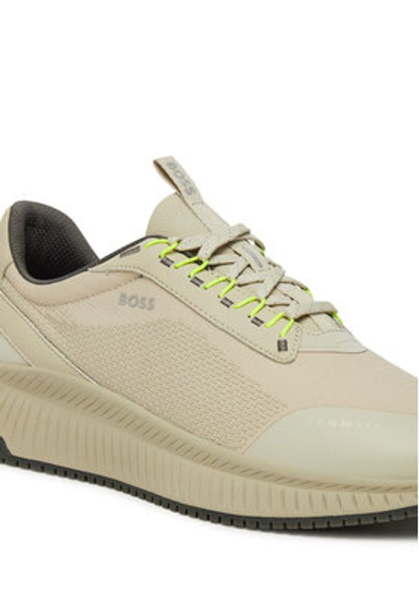 BOSS Sneakersy Ttnm Evo Runn 50529544 Beżowy. Kolor: beżowy. Materiał: materiał