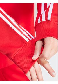 Adidas - adidas Bluza 3-Stripes IN8487 Czerwony Oversize. Kolor: czerwony. Materiał: bawełna #5