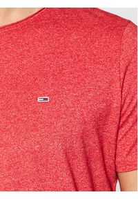 Tommy Jeans T-Shirt Jaspe DM0DM09586 Czerwony Slim Fit. Kolor: czerwony. Materiał: syntetyk #3