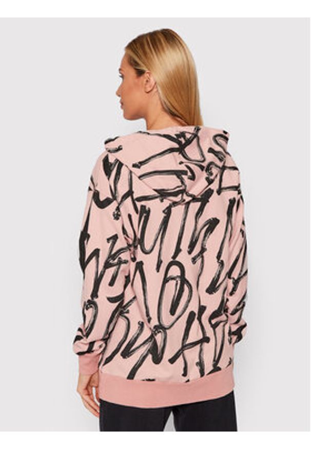 Deha Bluza B54092 Różowy Regular Fit. Kolor: różowy. Materiał: bawełna