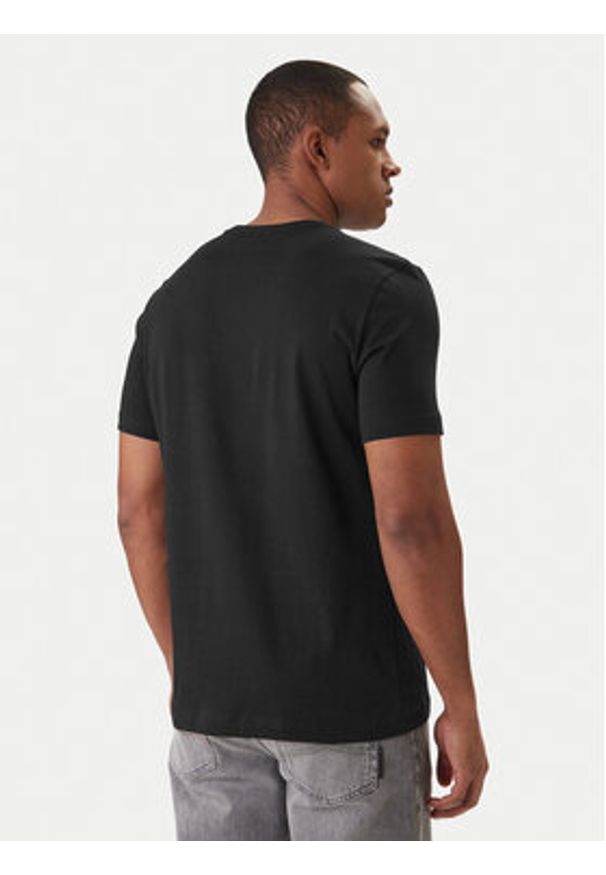 Mustang Komplet t-shirtów 1017076 Czarny Regular Fit. Kolor: czarny. Materiał: bawełna