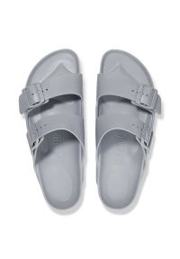Birkenstock - BIRKENSTOCK Arizona EVA Stone Coin Klapki męskie. Okazja: na plażę. Kolor: szary. Wzór: paski. Sezon: lato. Styl: klasyczny, sportowy, wizytowy #2