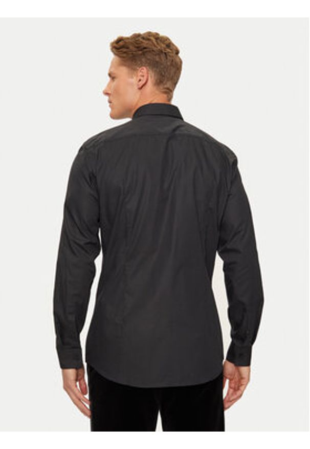 BOSS - Boss Koszula H-Hank Party 50527671 Czarny Slim Fit. Kolor: czarny. Materiał: bawełna