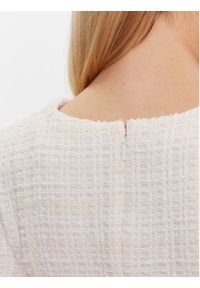 Pinko Sukienka codzienna 100946 A0UO Écru Regular Fit. Okazja: na co dzień. Materiał: bawełna. Typ sukienki: proste. Styl: casual #4