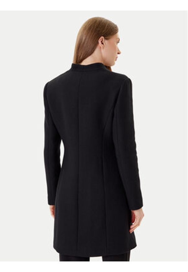 Rinascimento Płaszcz wełniany CFC0126119003 Czarny Regular Fit. Kolor: czarny. Materiał: wełna, syntetyk