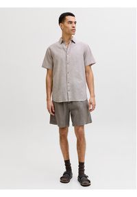 Jack & Jones Koszula Summer 12289160 Beżowy Regular Fit. Kolor: beżowy. Materiał: bawełna #4