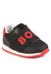 BOSS - Boss Sneakersy J09203 S Czarny. Kolor: czarny. Materiał: skóra #5