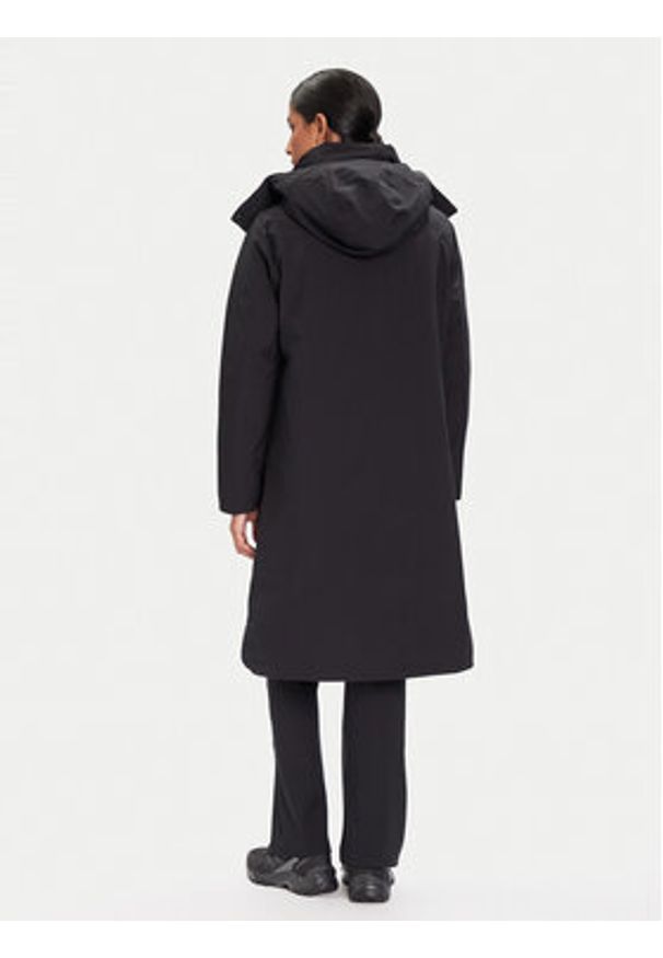 Jack Wolfskin Płaszcz zimowy Frost Haven A65090 Czarny Regular Fit. Kolor: czarny. Materiał: syntetyk. Sezon: zima