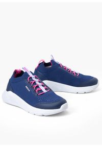 Geox - Sneakersy dziecięce GEOX J SPRINTYE GIRL. Okazja: do pracy, na spacer, na co dzień. Kolor: niebieski. Sport: turystyka piesza, bieganie